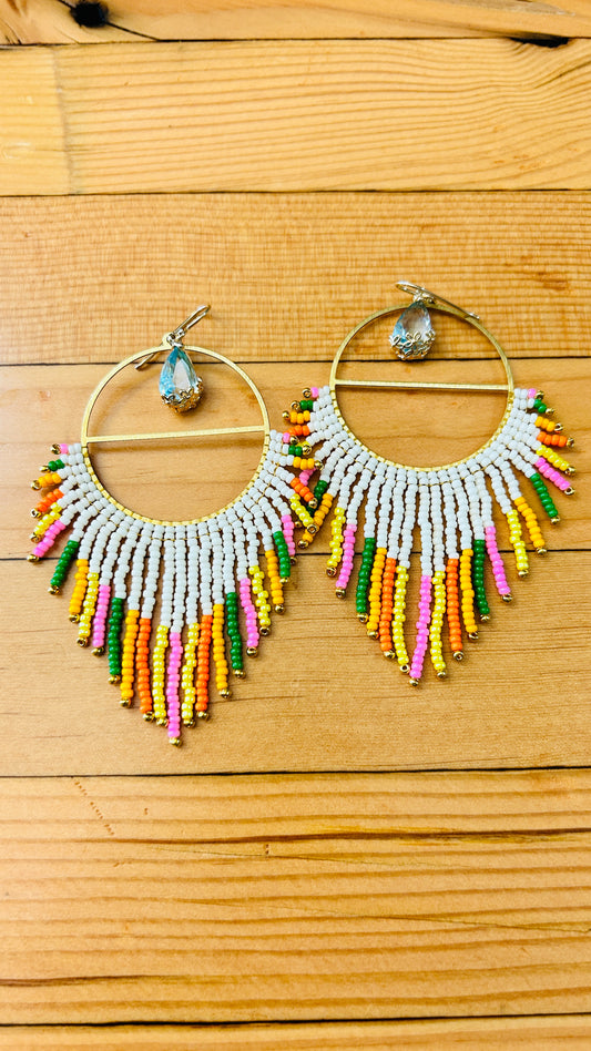 FELIZ 3 MULTICOLOR EARRINGS